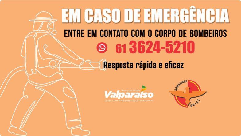 CORPO DE BOMBEIROS DE VALPARAÍSO DISPONIBILIZA CANAL NO WHATSAPP PARA POPULAÇÃO