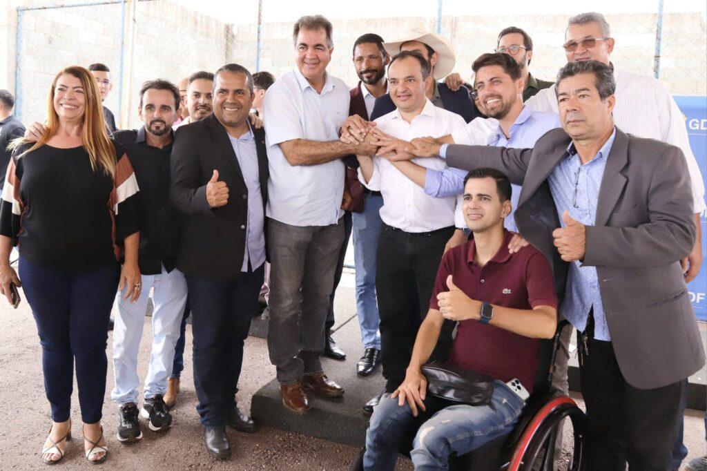 PREFEITO PÁBIO MOSSORO E FÁBIO CORREA PARTICIPAM DA ORDEM DE SERVIÇO DE AMPLIAÇÃO DA BR 040