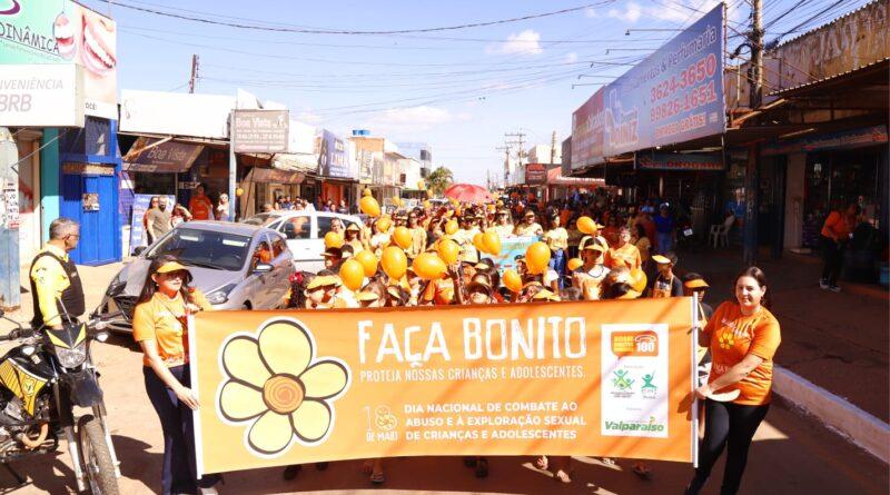 Tradicional Caminhada “FAÇA BONITO” contra a Exploração Sexual de Crianças e Adolescentes mobiliza comunidade de Valparaíso