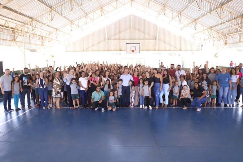 EDUCAÇÃO SEGUE AVANÇANDO EM VALPARAÍSO E ENTREGA MAIS DUAS GRANDES OBRAS DE QUADRA E GINÁSIO NO MUNICÍPIO