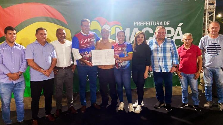 Prefeito de Macapá, Dr. Furlan, assina Ordem de Serviço para construção do Monumento de Nossa Senhora de Fátima
