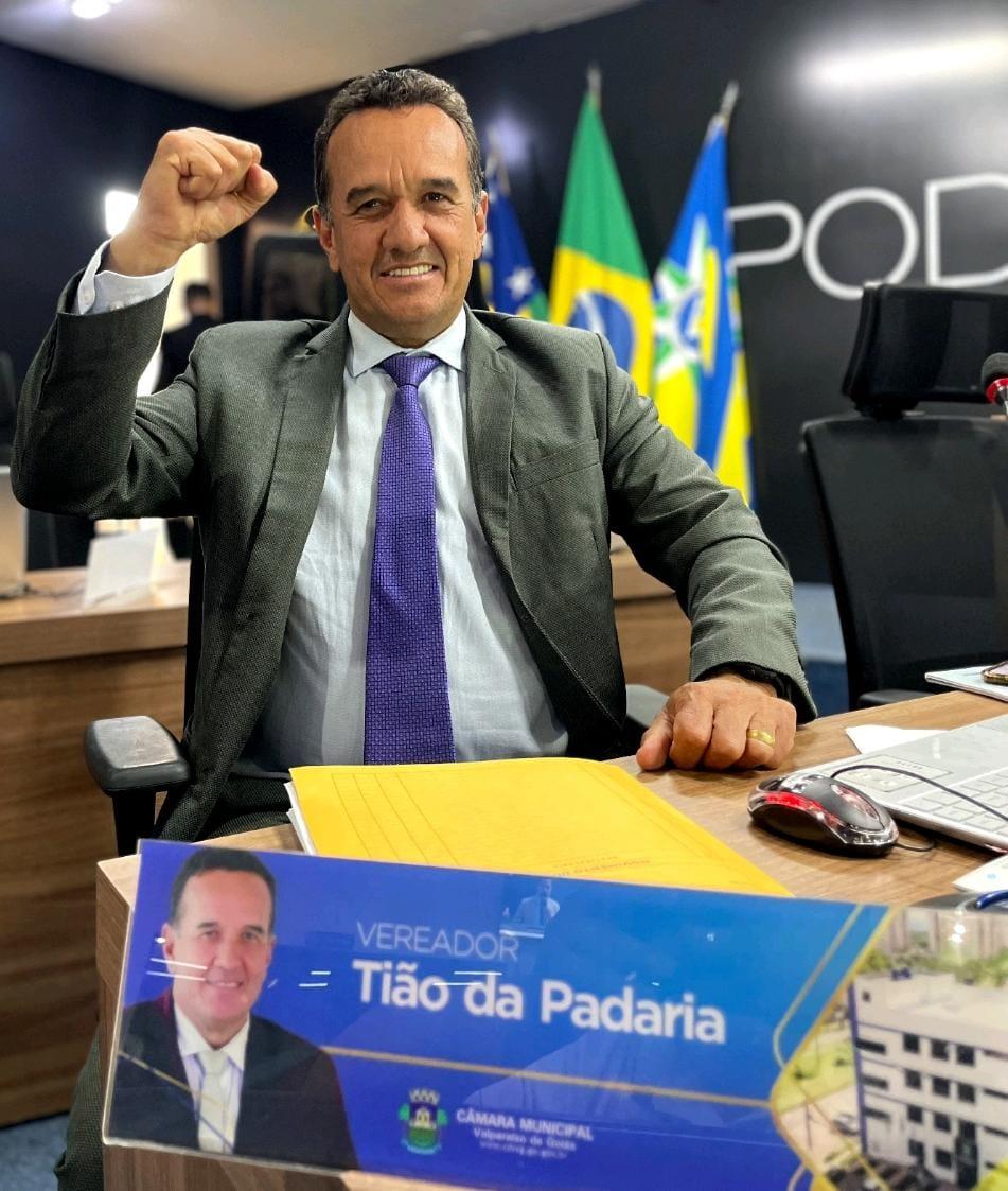 Tião da Padaria é Reeleito Líder de Governo na Câmara Municipal de Valparaíso de Goiás