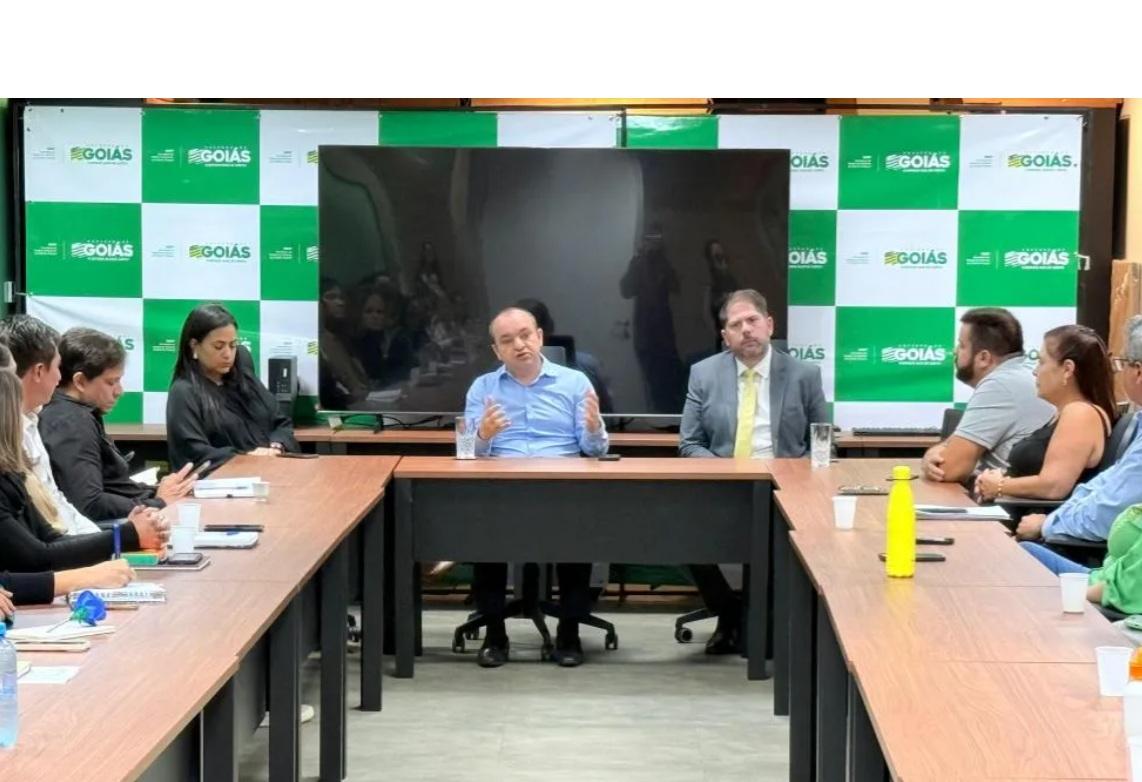 Pábio Mossoró, realiza primeira reunião com equipe da SEDF-GO como Secretário